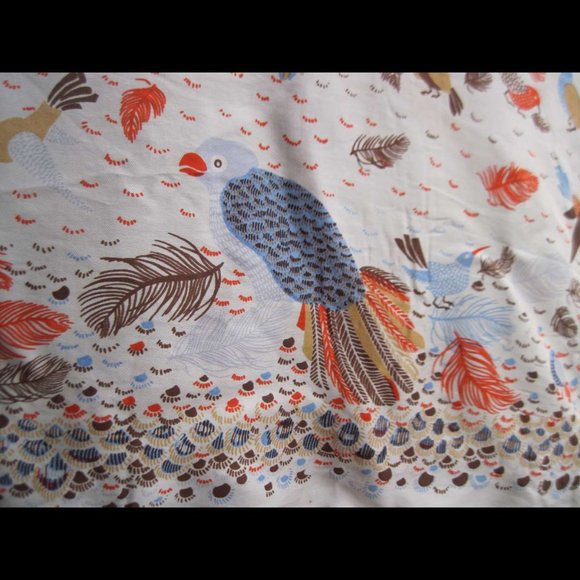 Echo 100% Silk ? Pheasant Birds Harvest Colors Themed Scarf Shawl Handkerchief - Picture 2 of 12